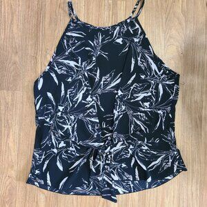 Black and beige top XL-A103